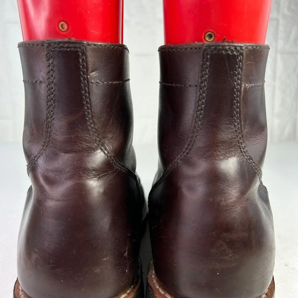 Thursday Boot Company Men's Dark Brown Leather Lace-Up Boots
